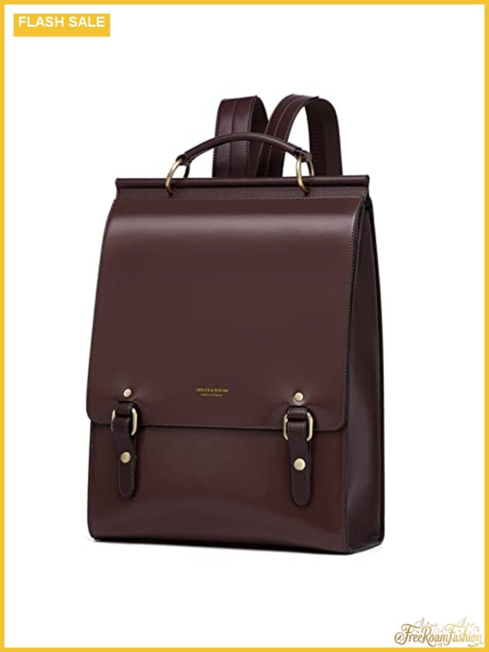 Genuine Leather Backpack Purse Women Travel Shoulder Bag Laptop
